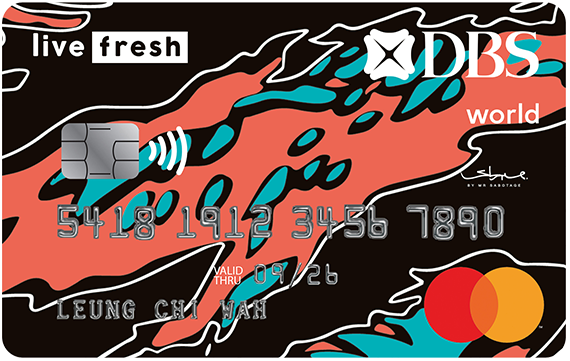 DBS Live Fresh Card